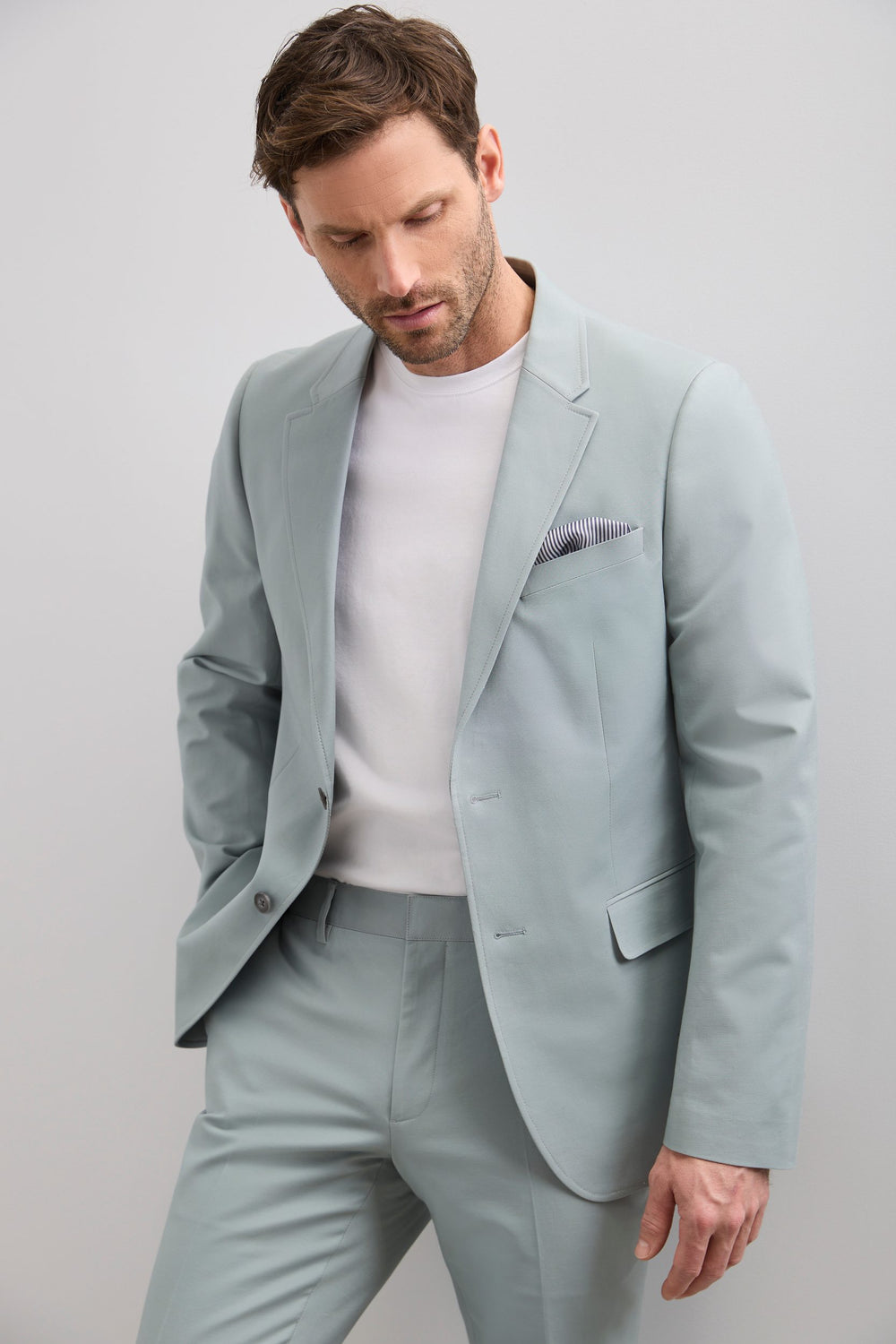 Veston extra-ajusté uni