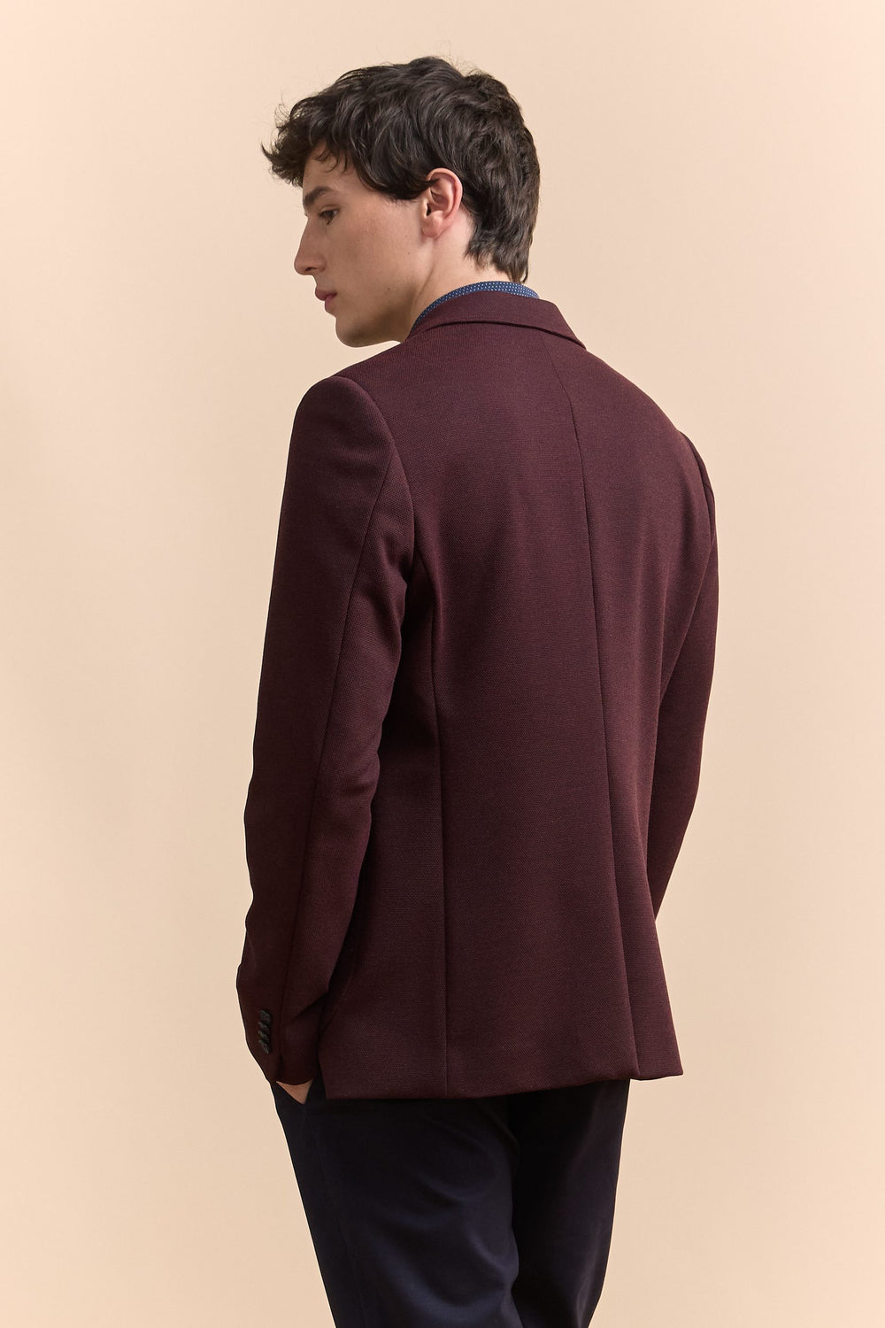 Veston de tricot fit Ajusté