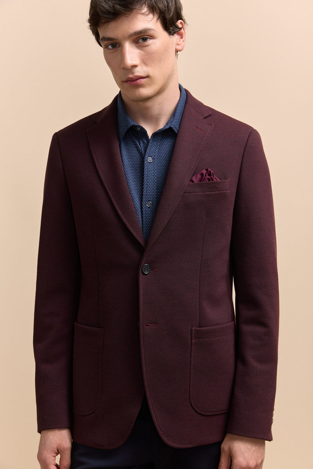 Veston de tricot fit Ajusté