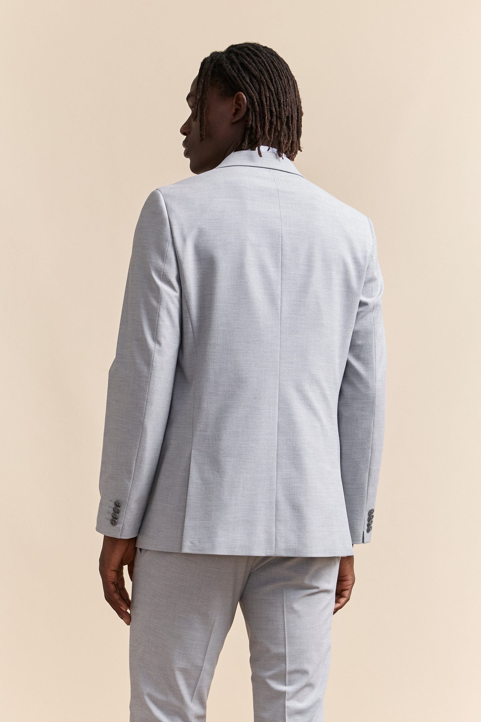 Veston uni extra-ajusté