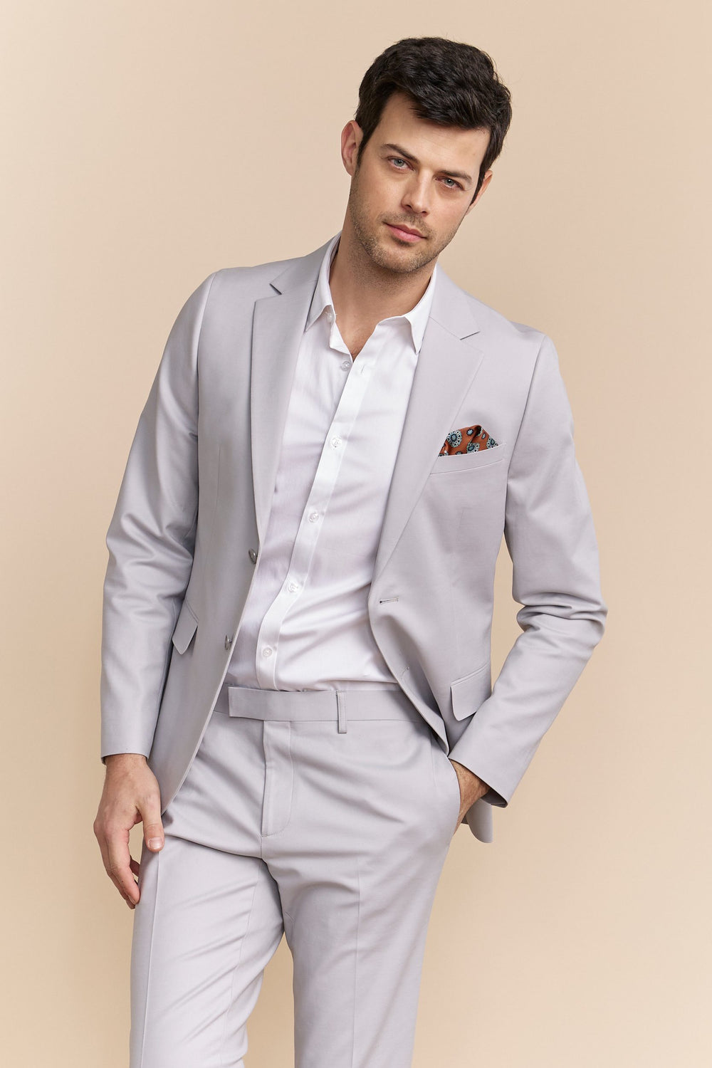 Veston uni extra-ajusté
