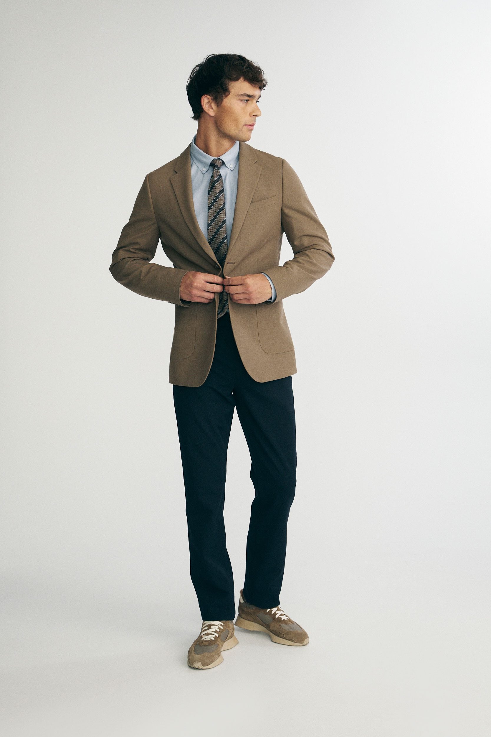 Veston uni extra-ajusté