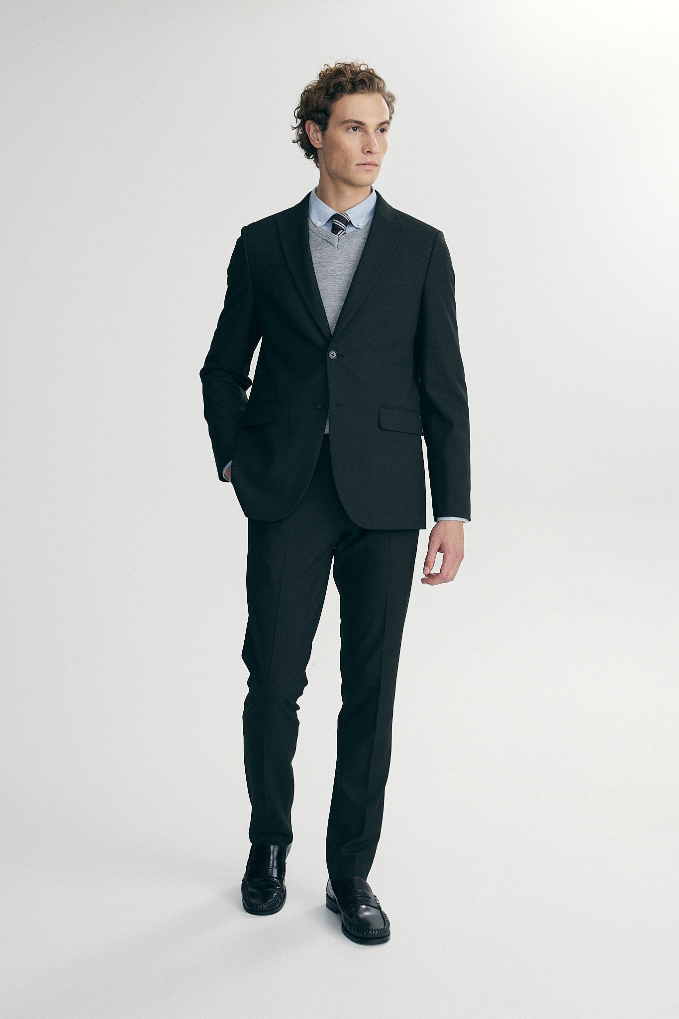 Veston brun foncé
