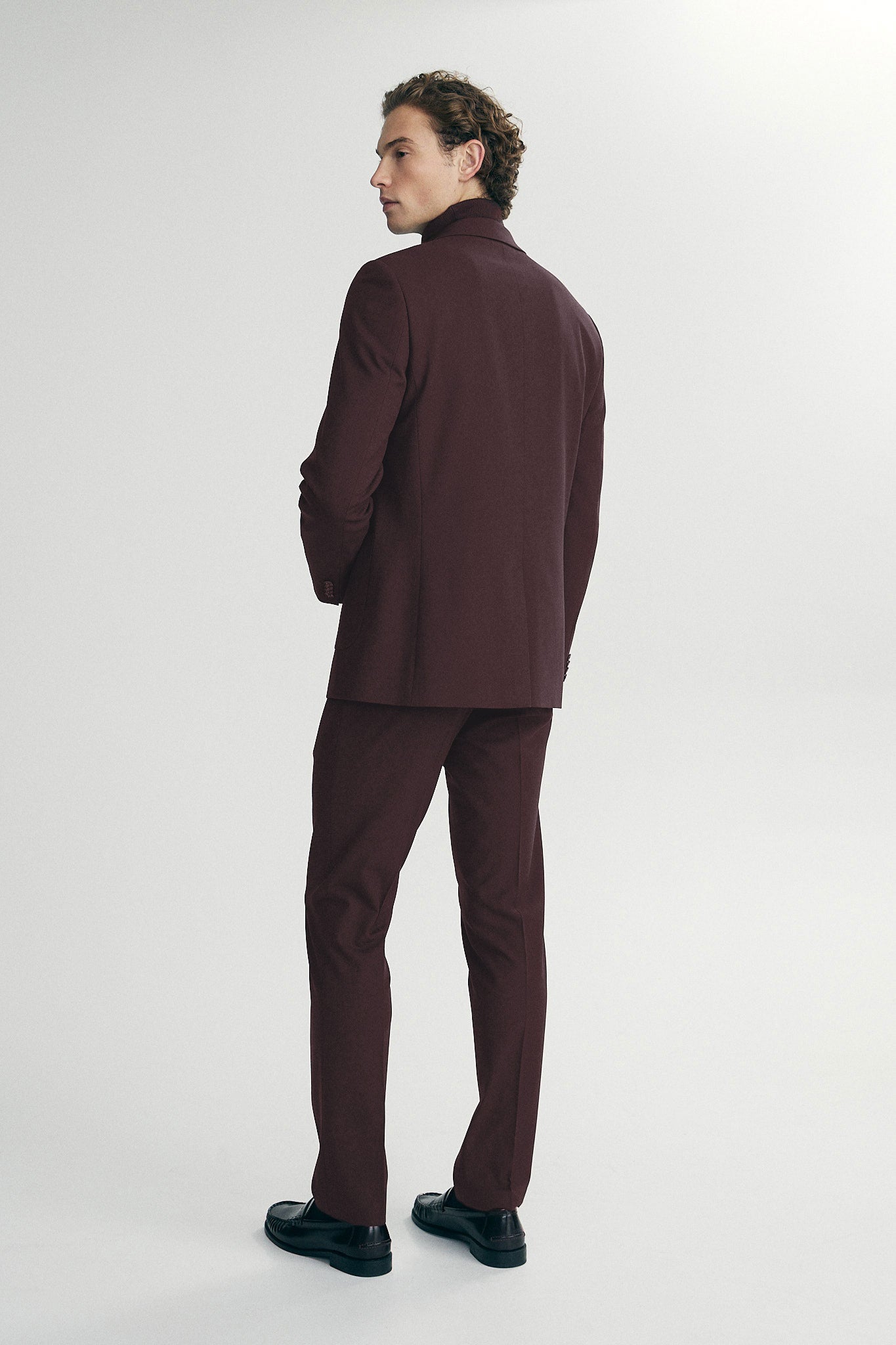 Burgundy blazer
