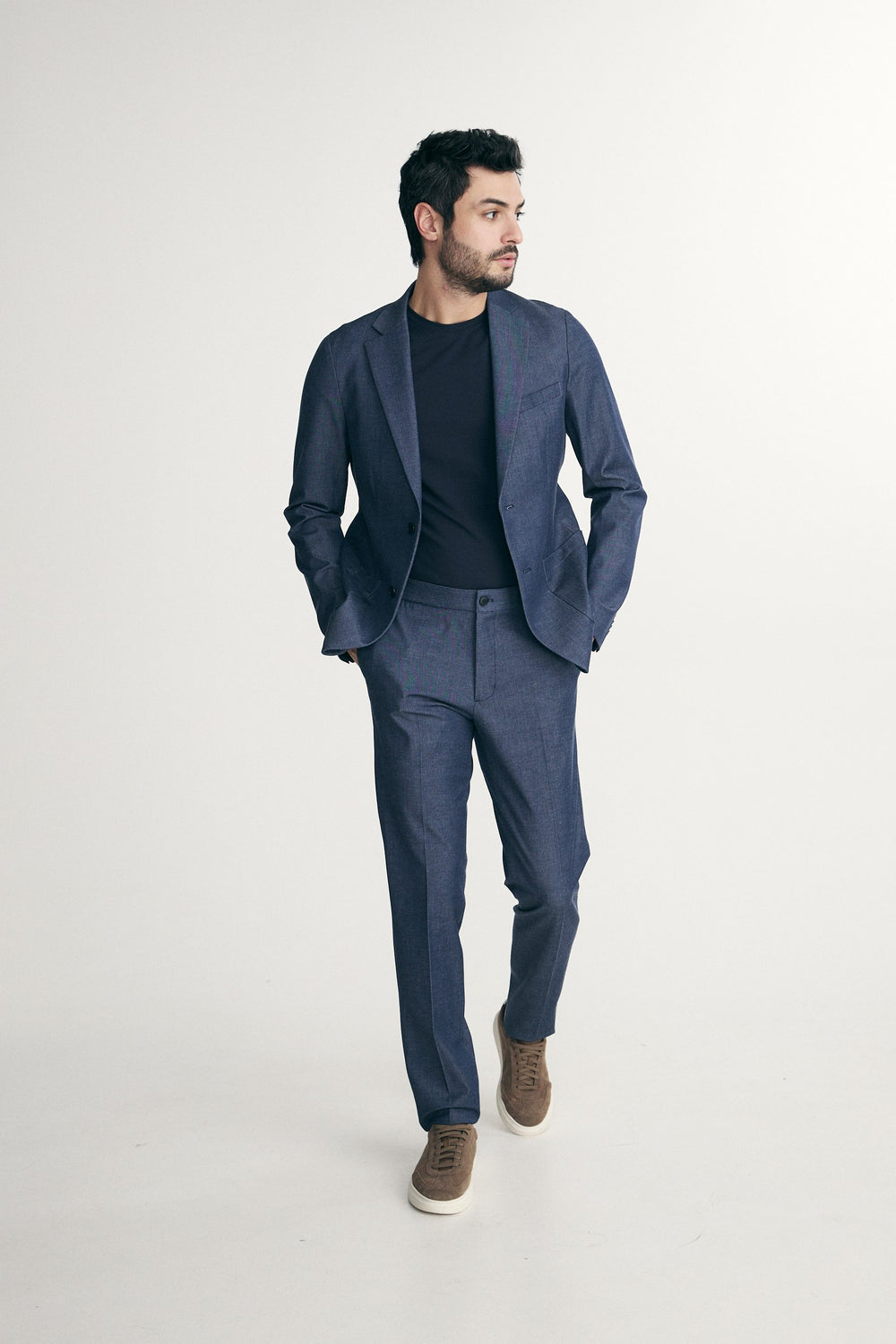 Denim-look Extra-fitted jacket