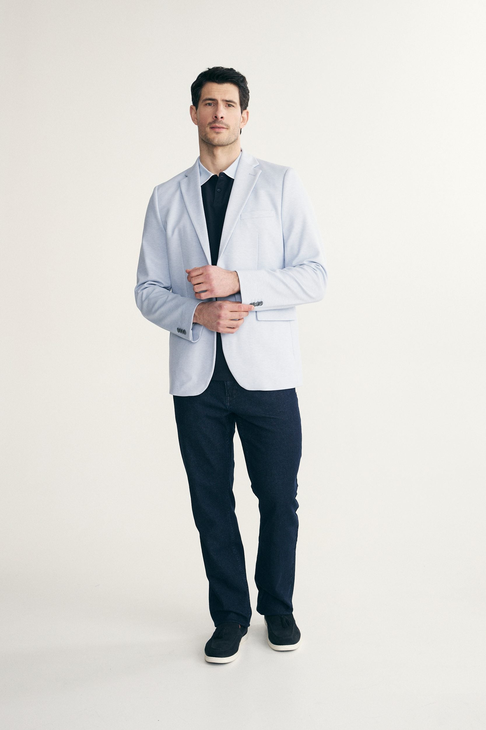 Veston de tricot ajusté