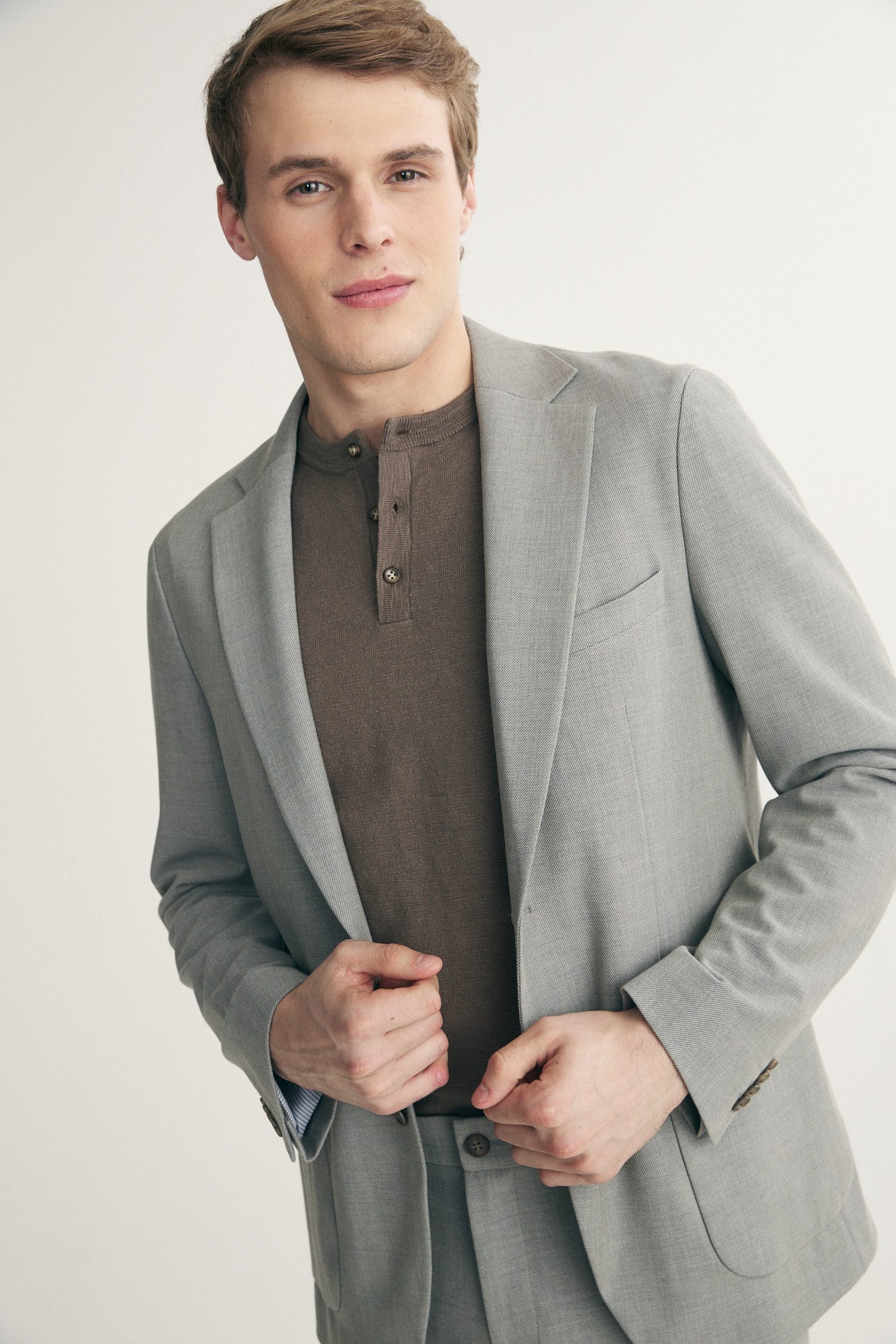 Veston ajusté deux tons