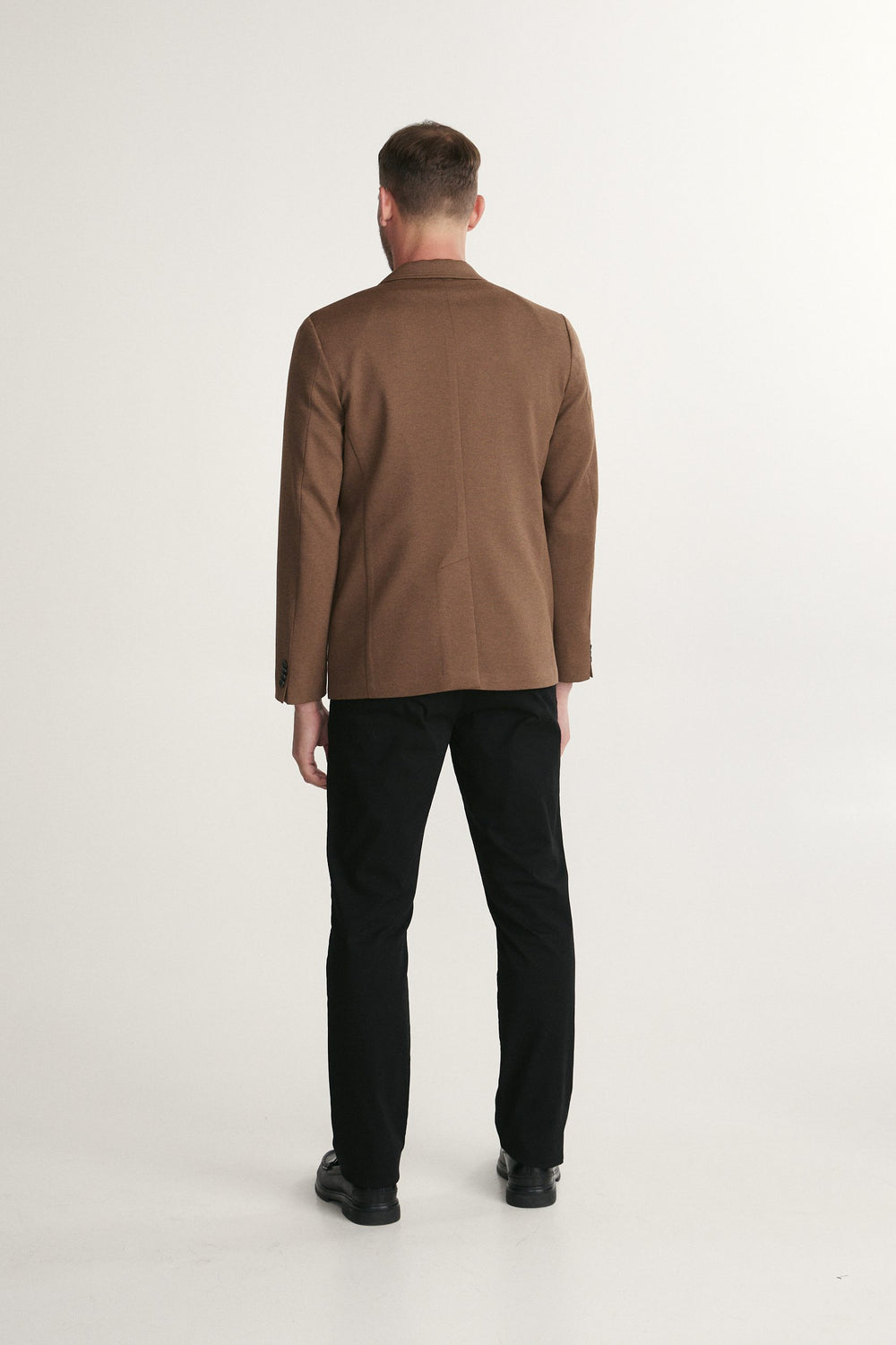 Fitted knit blazer