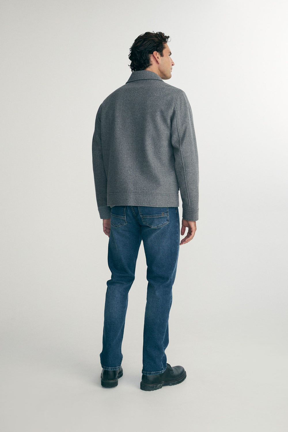 Blouson en jersey feutré