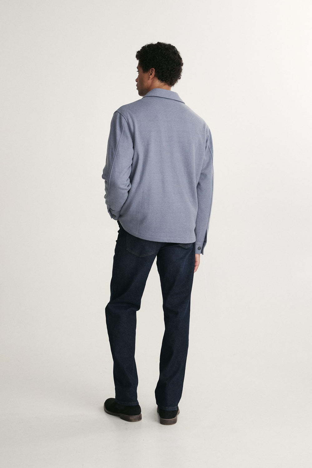 Surchemise en laine bouillie