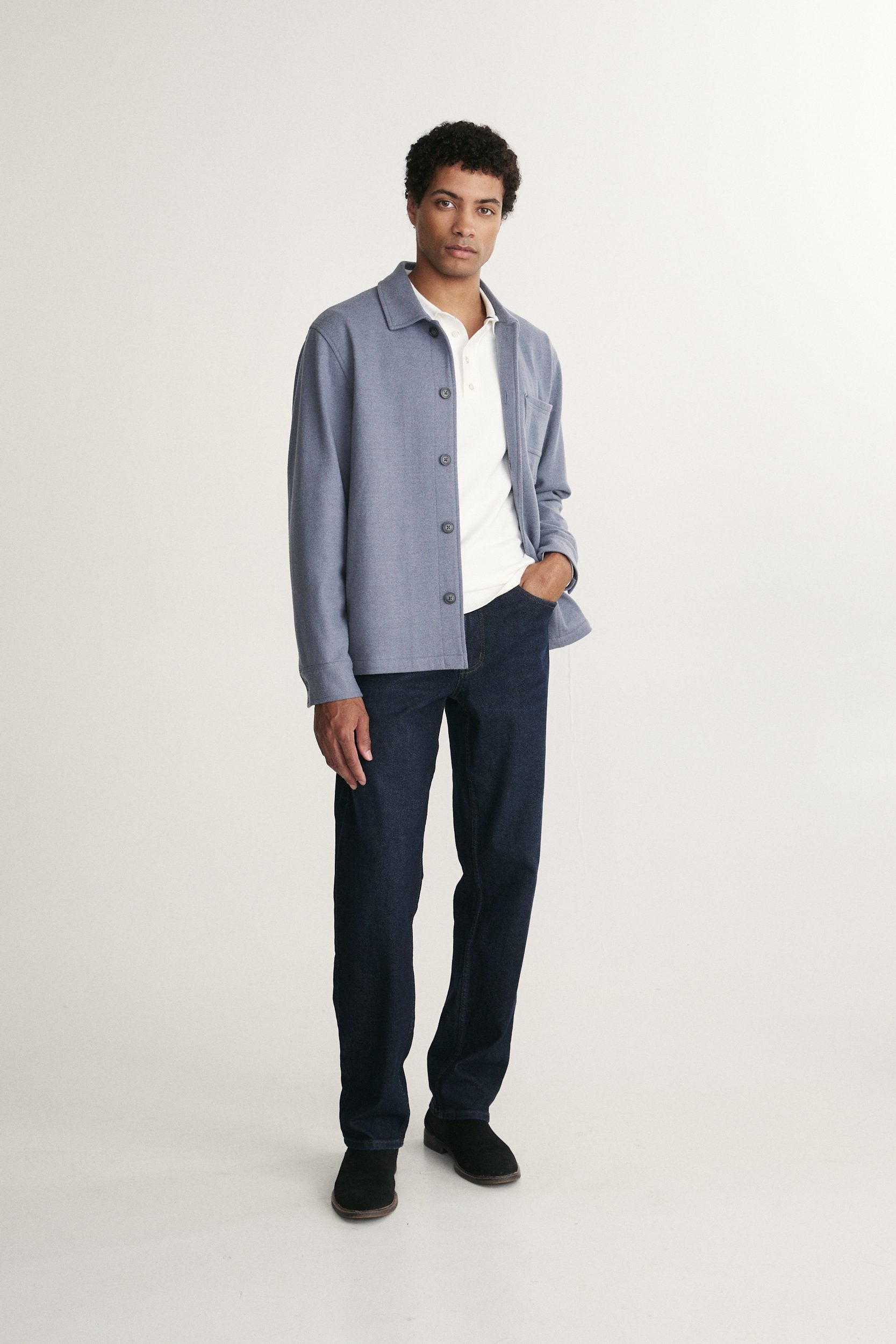 Surchemise en laine bouillie