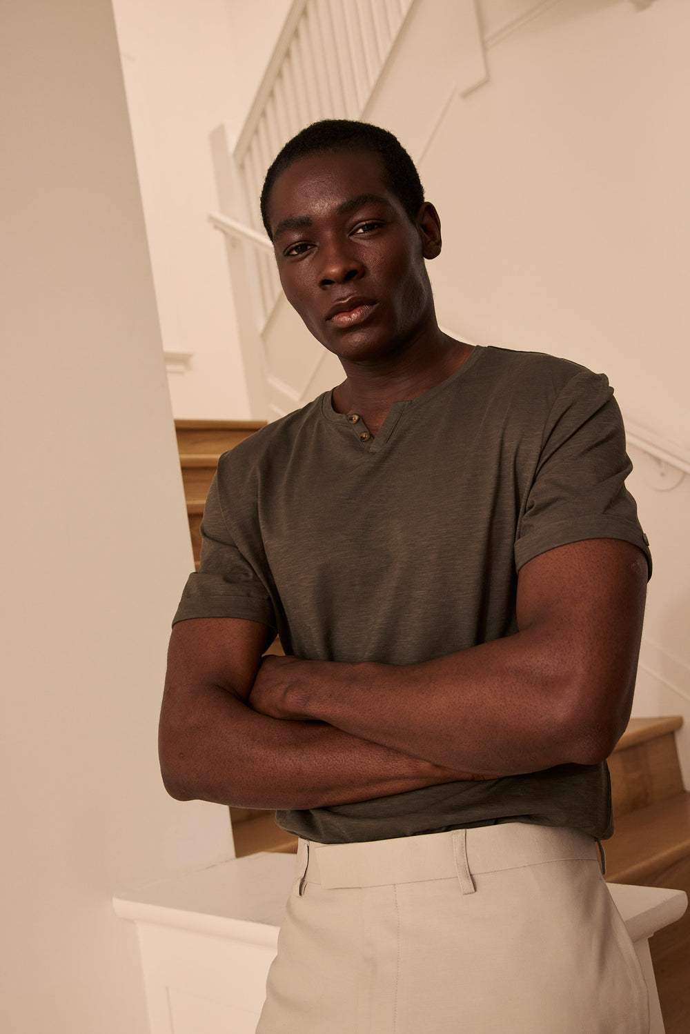 T-shirt en jersey mercerisé