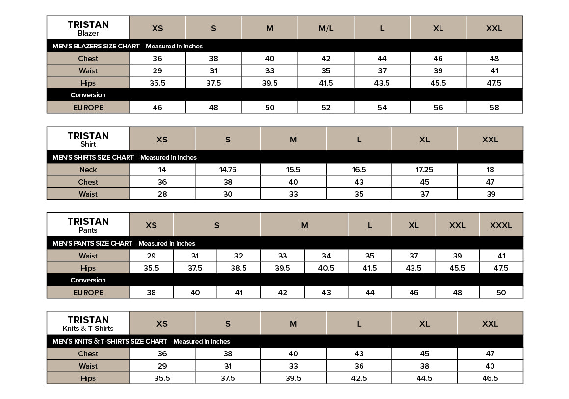 Interactive Size Chart Online Women Clothing Store Canada | Accessories Store