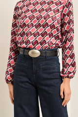 Floral Embossed Belt