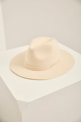 Felt Hat With Embroidery