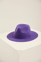 Felt Hat With Embroidery