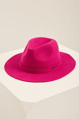 Felt Hat With Embroidery