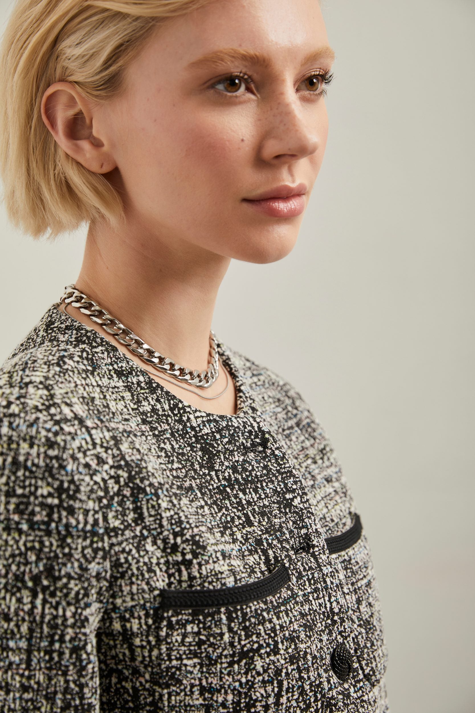 Statement chain necklace