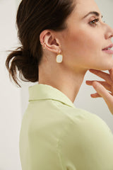 Boucles d'oreilles bord torsadé
