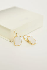 Boucles d'oreilles bord torsadé