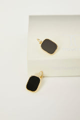 Boucles d'oreilles bord torsadé