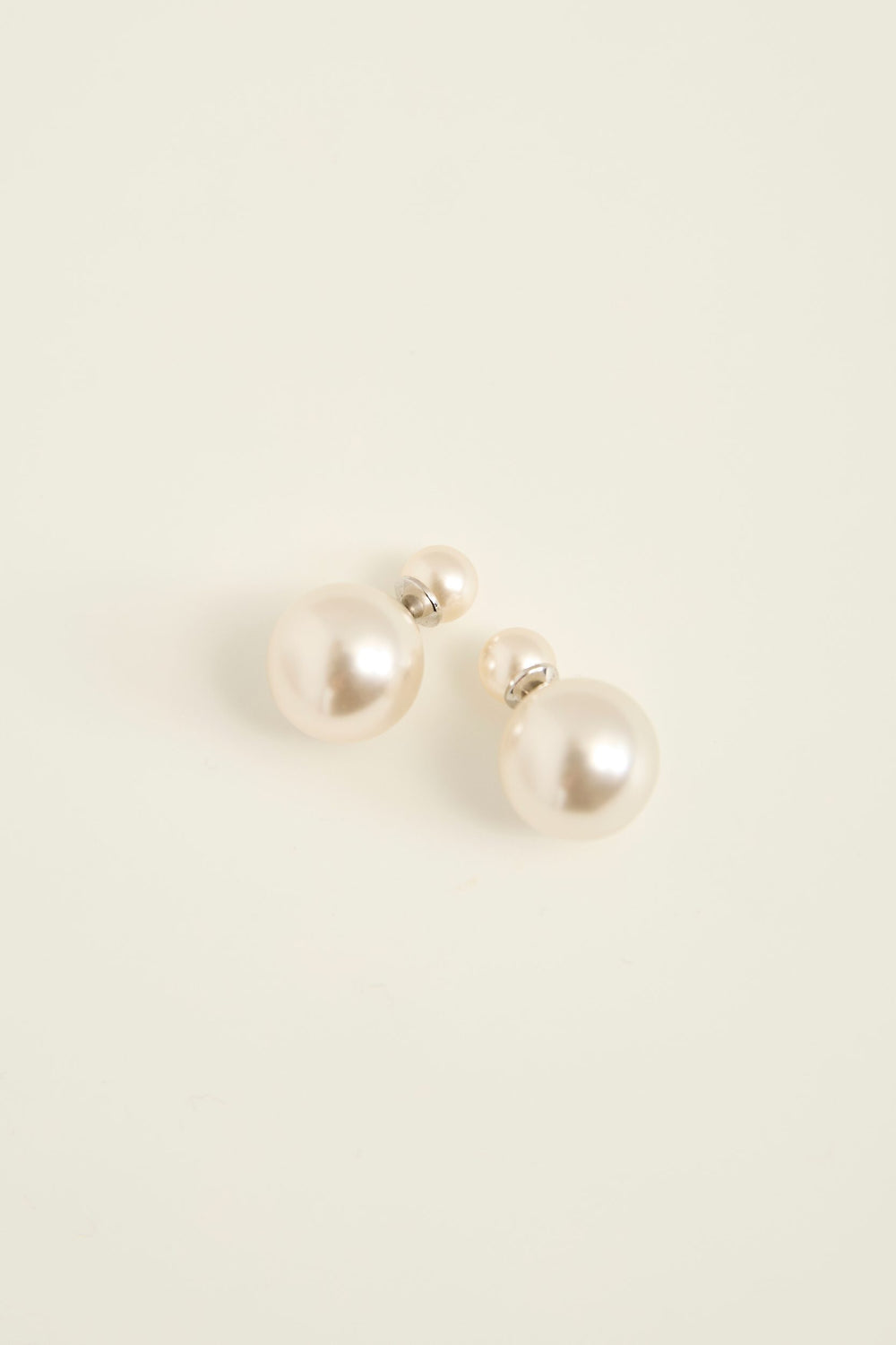 Boucles d'oreilles double perle