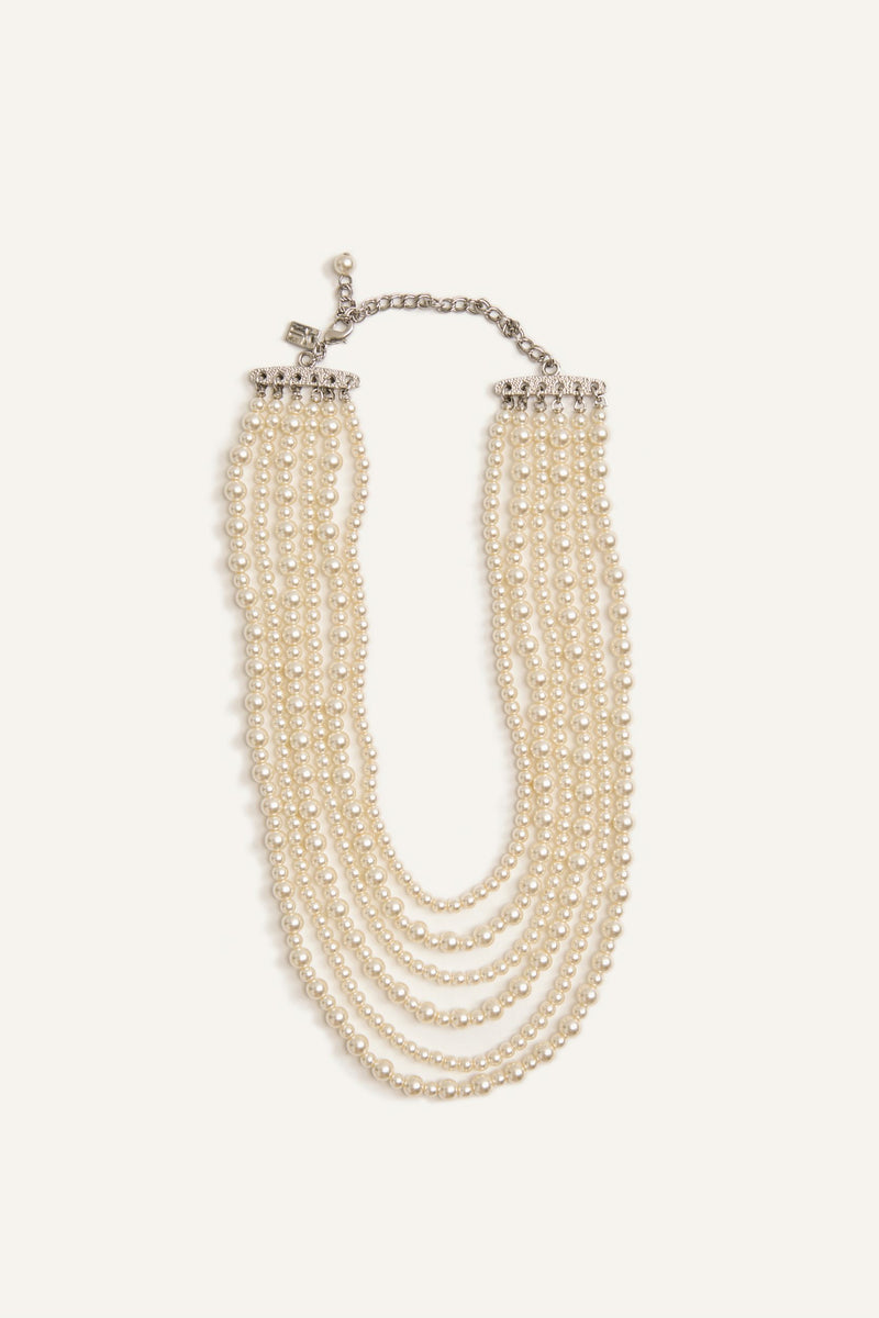 Multi Row Pearl Necklace