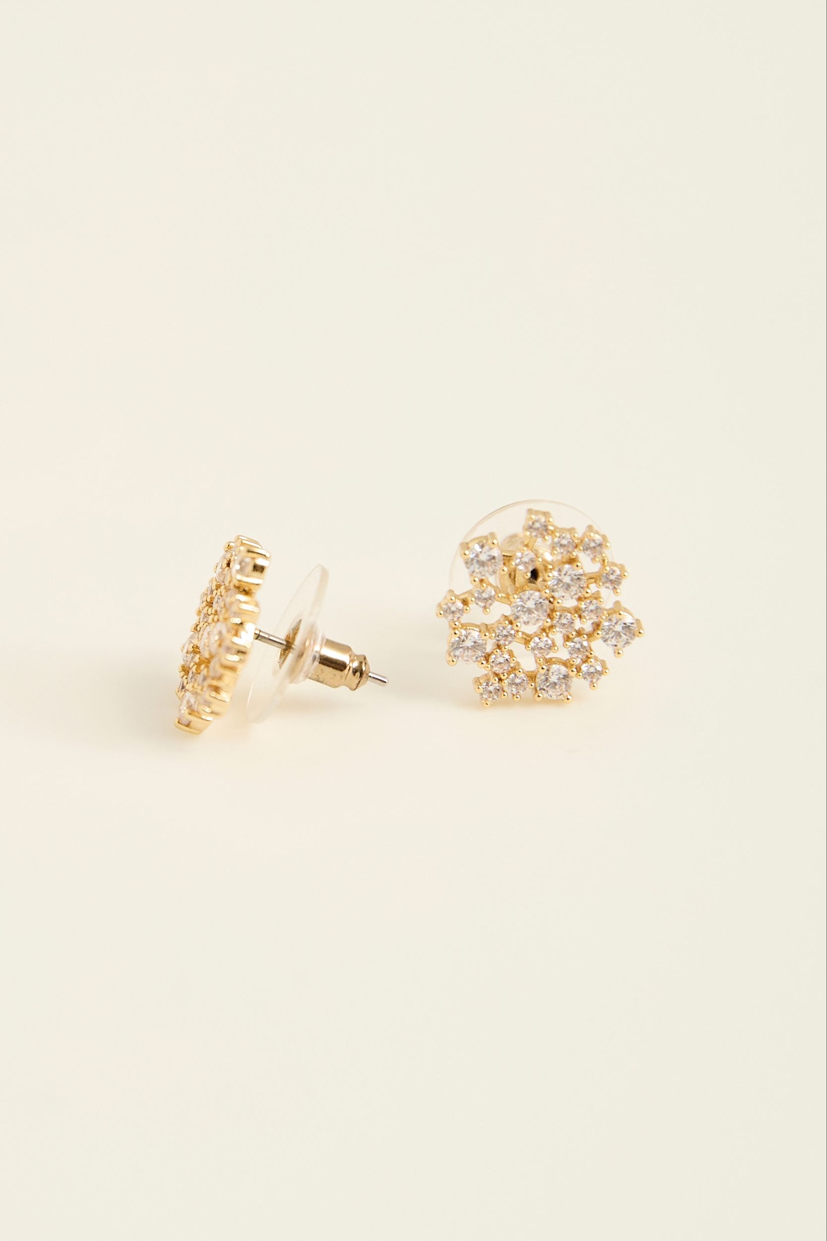 Boucles d'oreilles avec cristaux