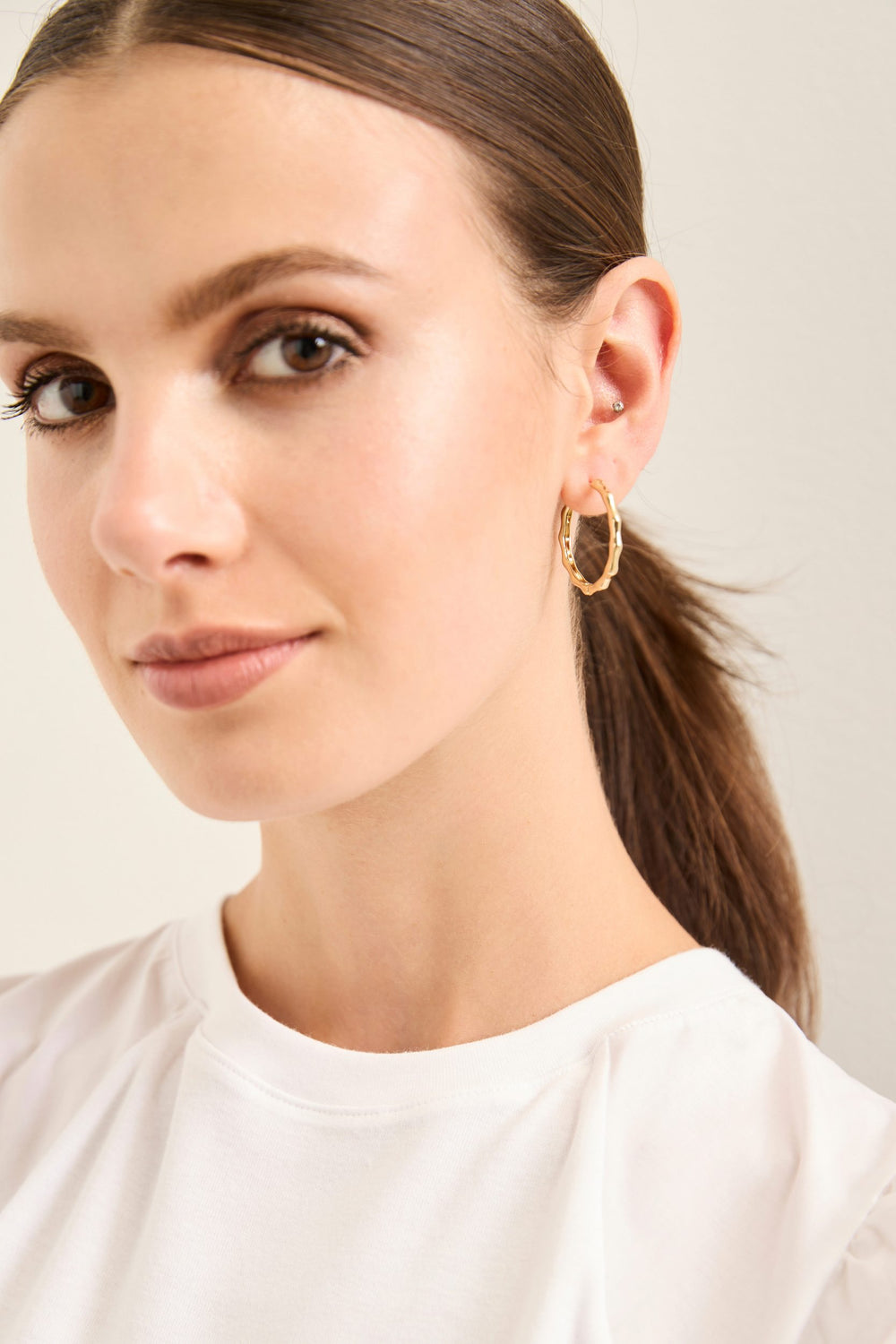 Boucles d'oreilles avec cristaux