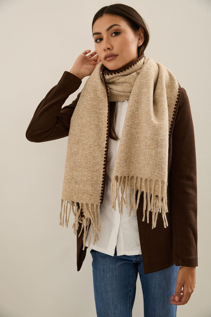 Scarf With Fringes