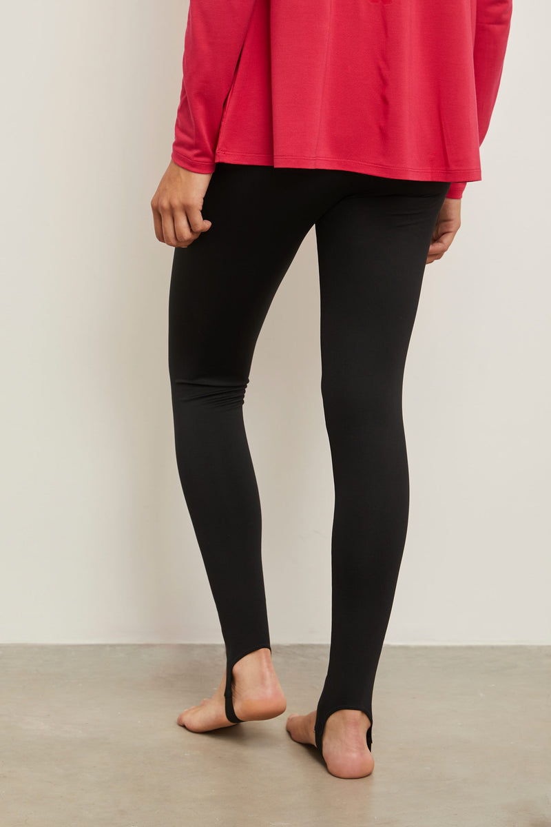 Jersey stirrup legging