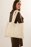 Fake Fur & Vegan Leather Cabas Bag