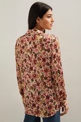 Chemise regular imprimé fleuri