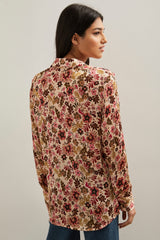 Regular floral print shirt