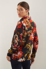 Regular printed blouse