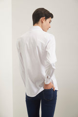 Chemise semi-ajustée à col mao