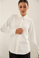 Regular Shirt With Pintuck Detail