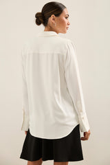 Blouse With Chest Patches