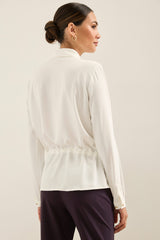 Blouse With Drawstring