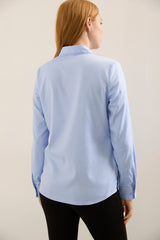 Semi-Fitted Shirt With Embroidery