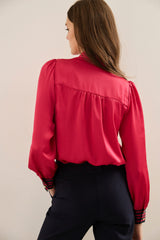 Puffy Sleeve Blouse
