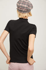 Mock neck t-shirt