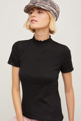 Mock neck t-shirt