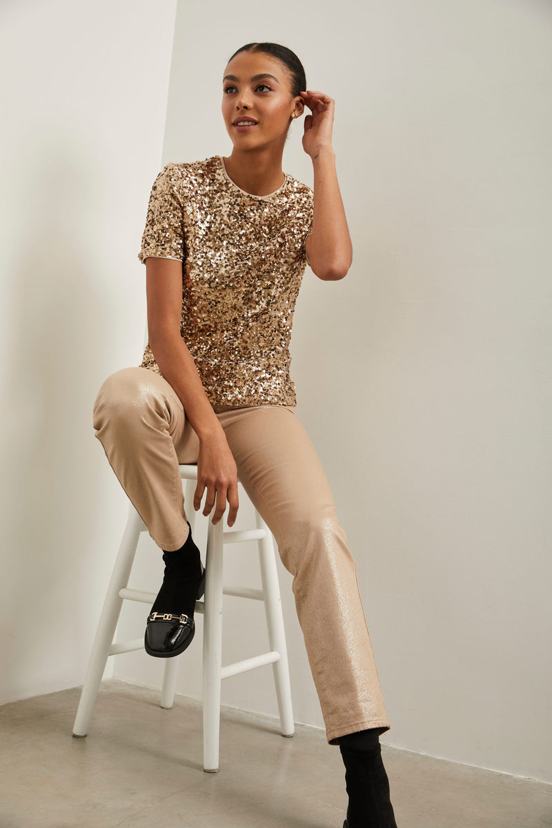 Gold sequin top canada cheap