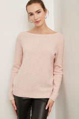 Textured sweater with bows at back