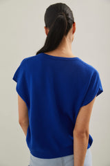 Pull oversize sans manches en cachemire