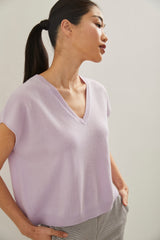 Pull oversize sans manches en cachemire