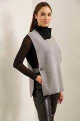 Turtleneck Sleeveless Sweater