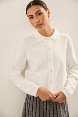 Pointy Collar Cardigan