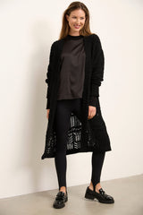 Long Textured Cardigan